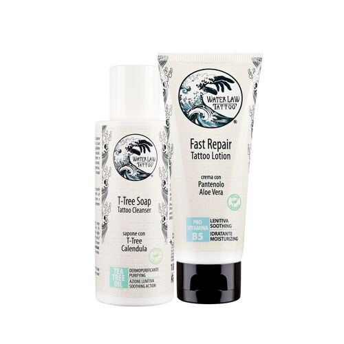 INKtensive Care FAST - Kit aftercare con crema lenitiva e sapone