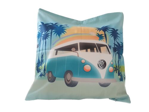 Housse de coussin Van imitation velours