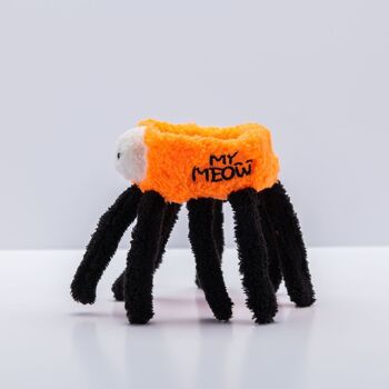 MyMeow Spooky Spider Collar - Jouet en peluche pour chat sur le thème d'Halloween 4