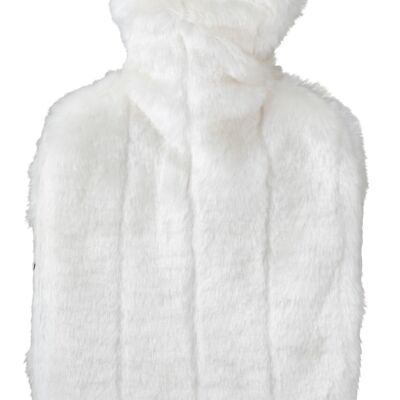 Pitcher line fake fur acrylic white