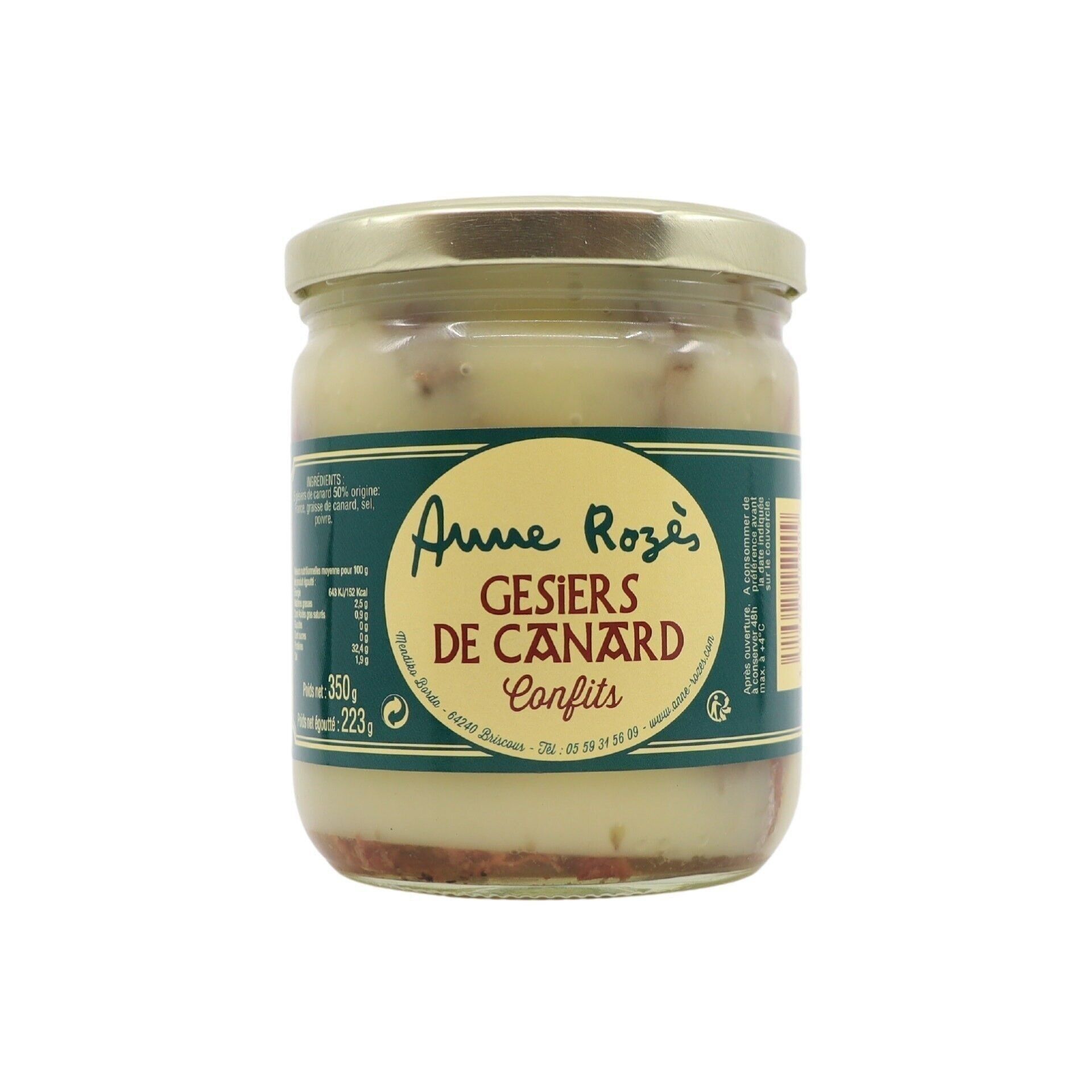 Confit duck gizzards