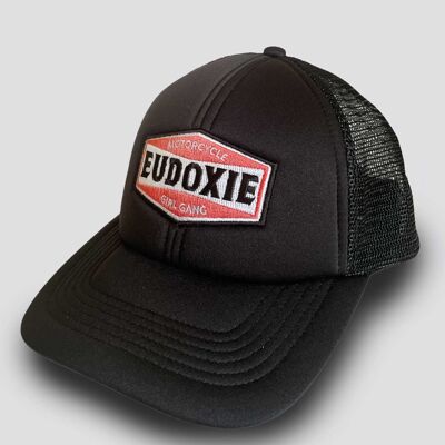 Dunkle Trucker-Mütze