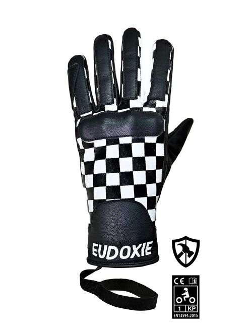 Gants moto homologués 1KP Eudoxie Jody Beth