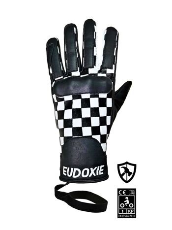 Gants moto homologués 1KP Eudoxie Jody Beth 1