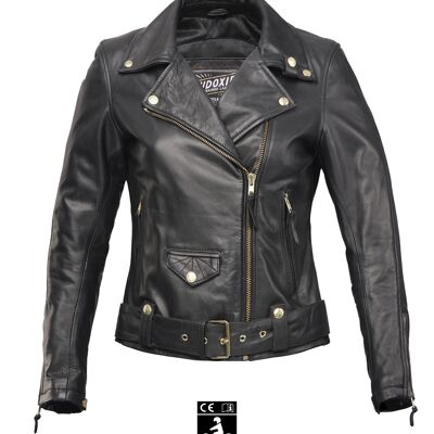 AA Approved Amy Leather Moto Jacket