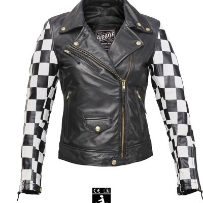 AA Approved Beth Leather Moto Jacket