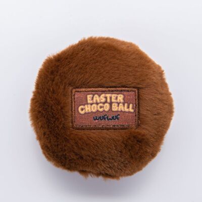 WufWuf Easter Choco Ball Plush Dog Toy
