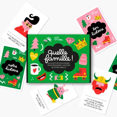 QUÉ FAMILIA ! 64 temas de discusión para descubrir la historia de tu familia