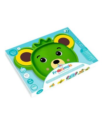 PLAQUE SILICONE ANTIDÉRAPANTE BUBBA TROPIBEAR FROOTIMALS 2