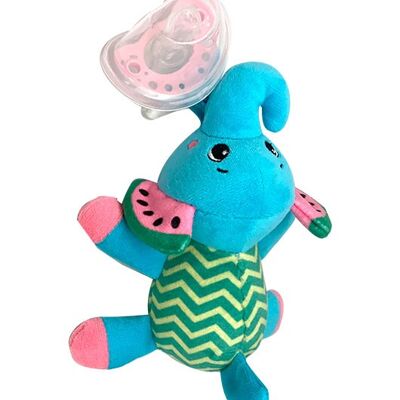 PACIFIER WITH TEDDY MELANY MELEPHANT FROOTIMALS