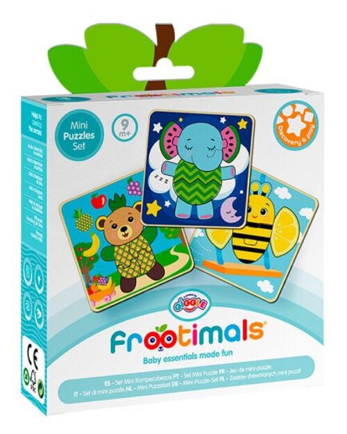 SET DE 3 MINI ROMPECABEZAS FROOTIMALS