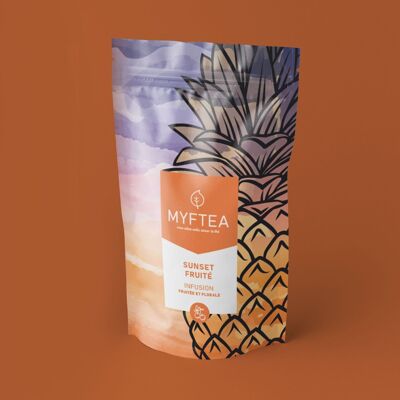 Infusión afrutada - Manzana, papaya, piña - Sunset Fruité