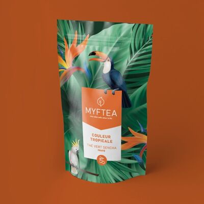 Té verde afrutado - Color Tropical - 100g