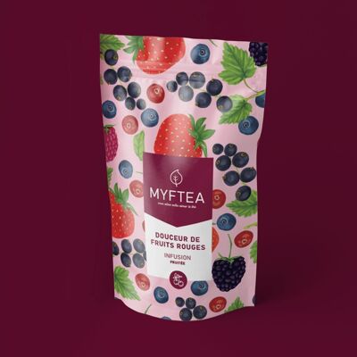 Grape, raspberry, apple, beetroot infusion - Red fruit sweetness - 100g