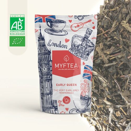 Thé vert earl grey bergamotte - Early Queen - BIO