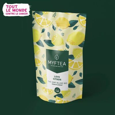 White and green tea, lemongrass - detox - Love Citron - ORGANIC