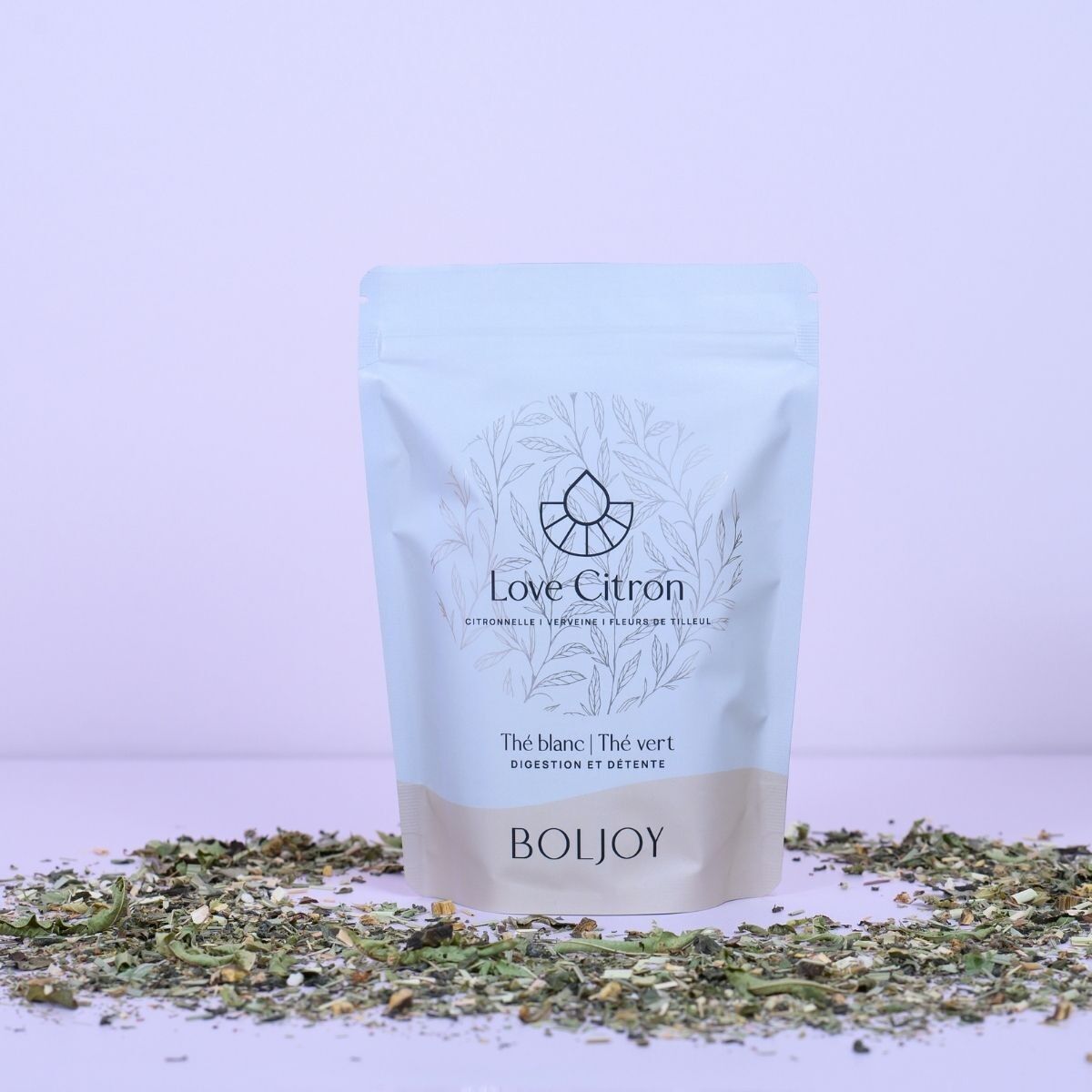 Weißer und grüner Tee, Zitronengras - Detox - Love Citron - BIO