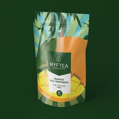 Exotic green tea - Tropical mango - ORGANIC