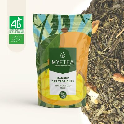 Té verde exótico - Mango tropical - BIO