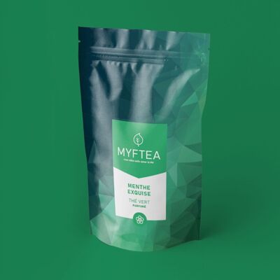 Thé vert digestion - menthe poivrée - 100g