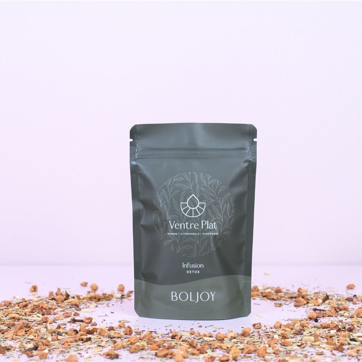 Infuso di pancia piatta allo zenzero biologico