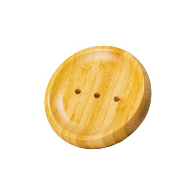 Porte-savon en bambou durable et écologique - Rond