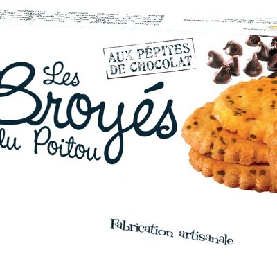 Broyés du Poitou con gocce di cioccolato
