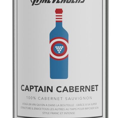 Captain Cabernet – Bordeaux 2021 – 100 % Cabernet Sauvignon