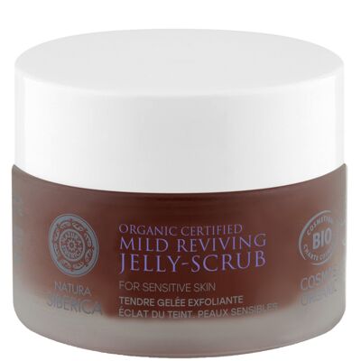 Tender Organic Exfoliating Jelly for Sensitive Skin with Rhodiola Rosea, 50ml