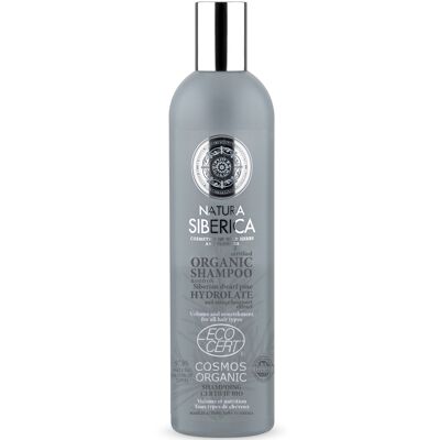 Shampoo certificato biologico Volume e Nutrizione Tutti i tipi di capelli 400ml