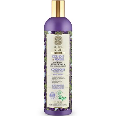 Acondicionador Cedro y Rosa cabello frágil 400ml