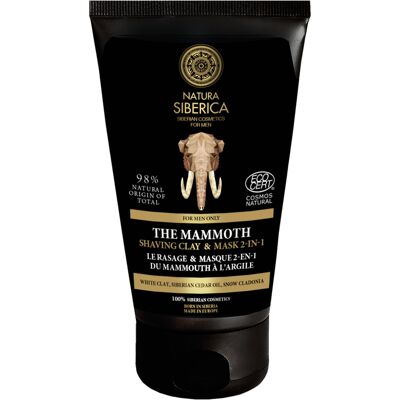 Rasage & Masque 2 en 1 du Mammouth à l'Argile 150ml