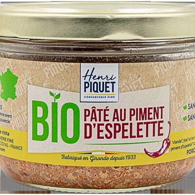 Pâté au piment d'Espelette BIO - 180g