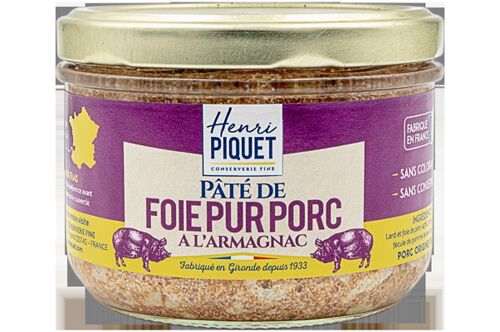 Pâté de foie de porc à l'Armagnac