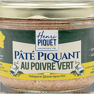 Pâté piquant au poivre vert