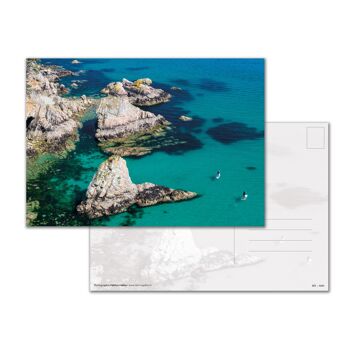 Carte Postale A5 - En contrebas du Kador à Morgat, Presqu'île de Crozon 1