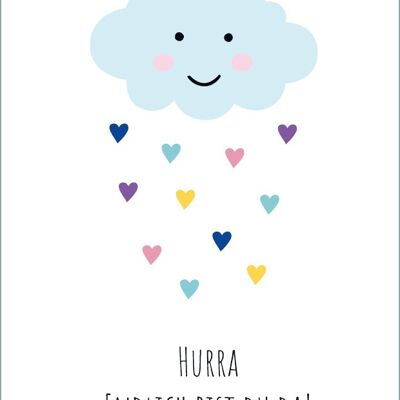 Greeting card - Hurray you're finally here