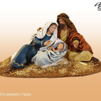 Nativity scene, 3 figures. figures of the nativity scene