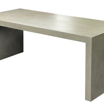 Concrete dining table garden table U shape
