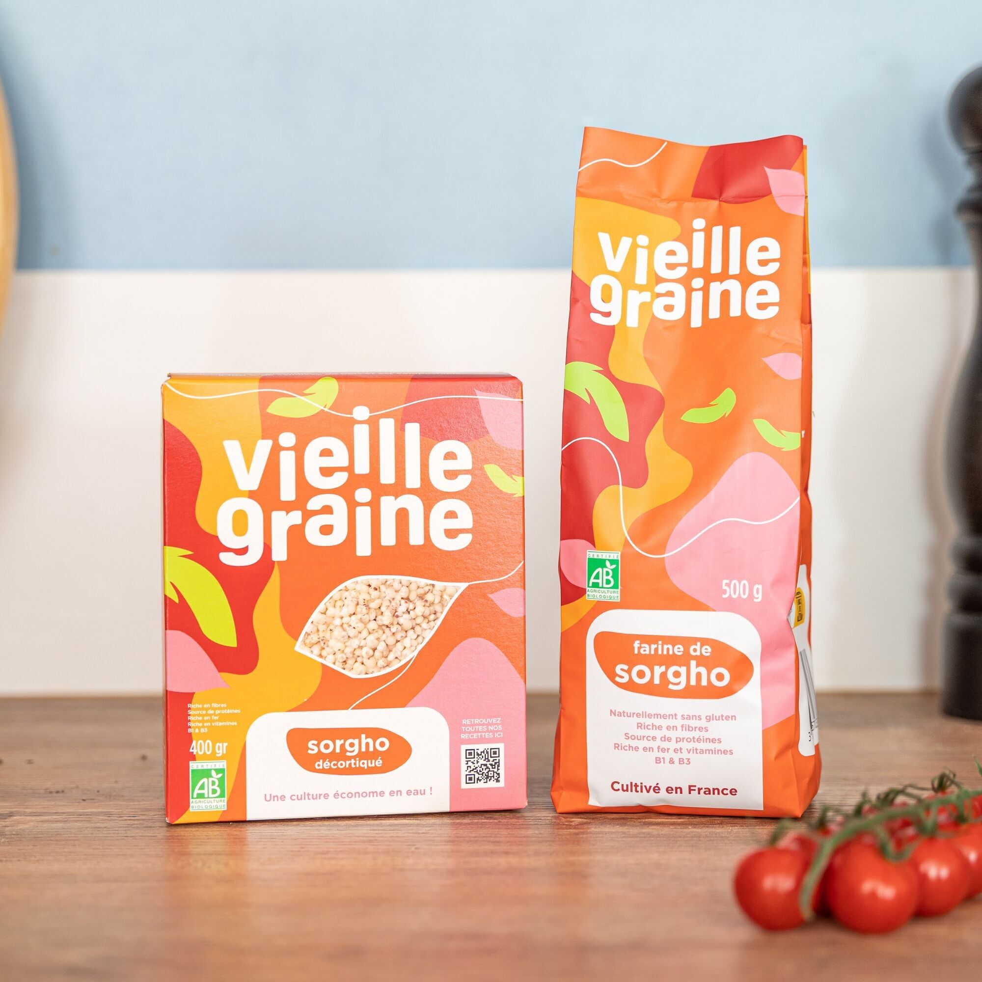 Farine de sorgho bio - 500 g - France