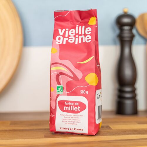 Farine de millet bio - 500 g - France