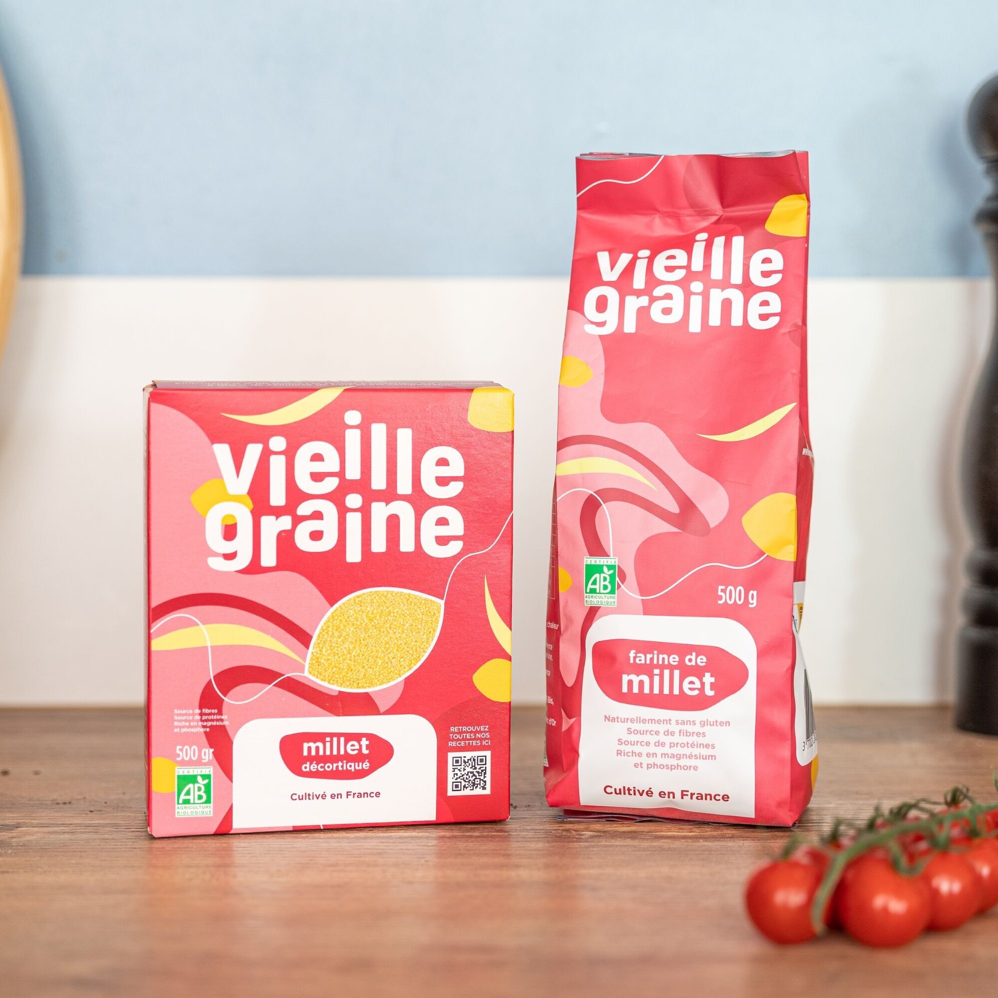 Farine de millet bio - 500 g - France