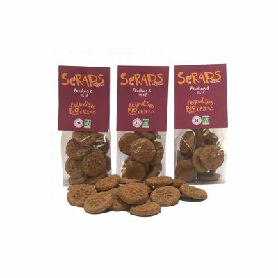 SCRAPS ORGANIC TREATS PRUNES and HONEY IN SMALL SACHETS of 40g or 60g