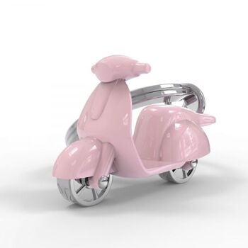 PORTE-CLÉS meta[l]morphose® On the road Scooter rose 2