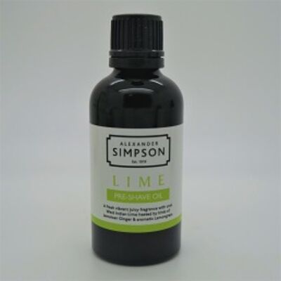 Alexander Simpson est. 1919 Pre-Shave Oil Lime