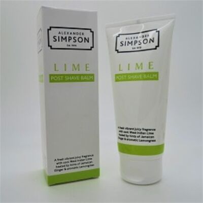 Alexander Simpson Est. 1919 Lime Post Shave Balm