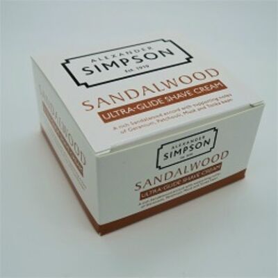 Alexander Simpson Est. 1919 Sandalwood Ultra-Glide Shave Cream