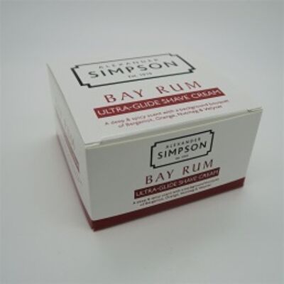 Alexander Simpson Est. 1919 Bay Rum Ultra-Glide Shave Cream
