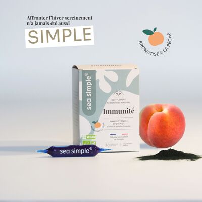 IMMUNITY - PHYCOCYANINE 2000 mg - peach flavor