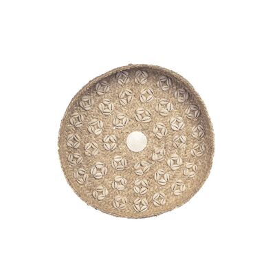 The Caribe Shell Plate - Natural White - M